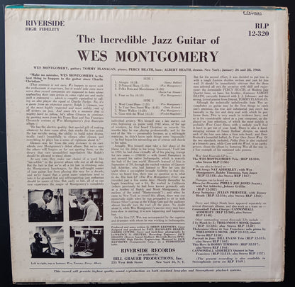 [Used LP] Montgomery, Wes / The Incredible Jazz Guitar Of Wes Montgomery