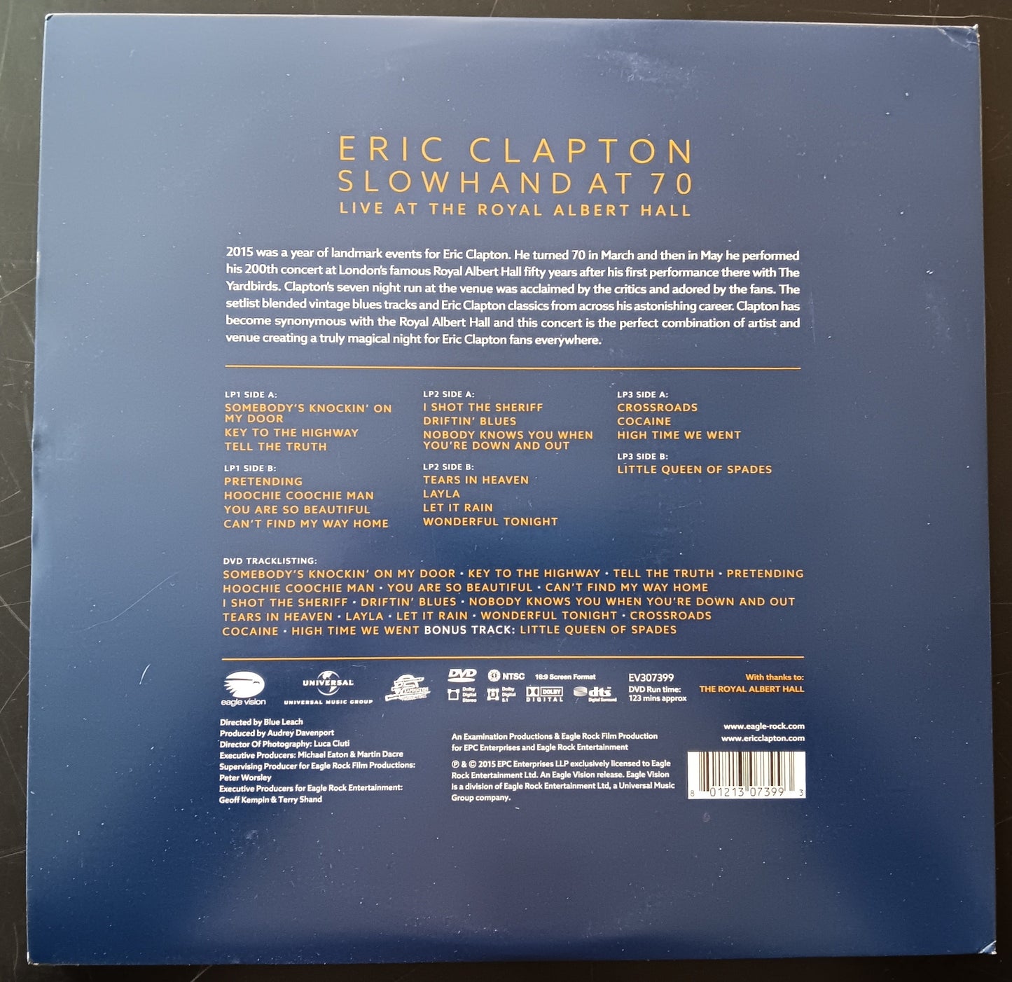 [Used LP] Clapton, Eric / Slowhand At 70: Live At The Royal Albert Hall