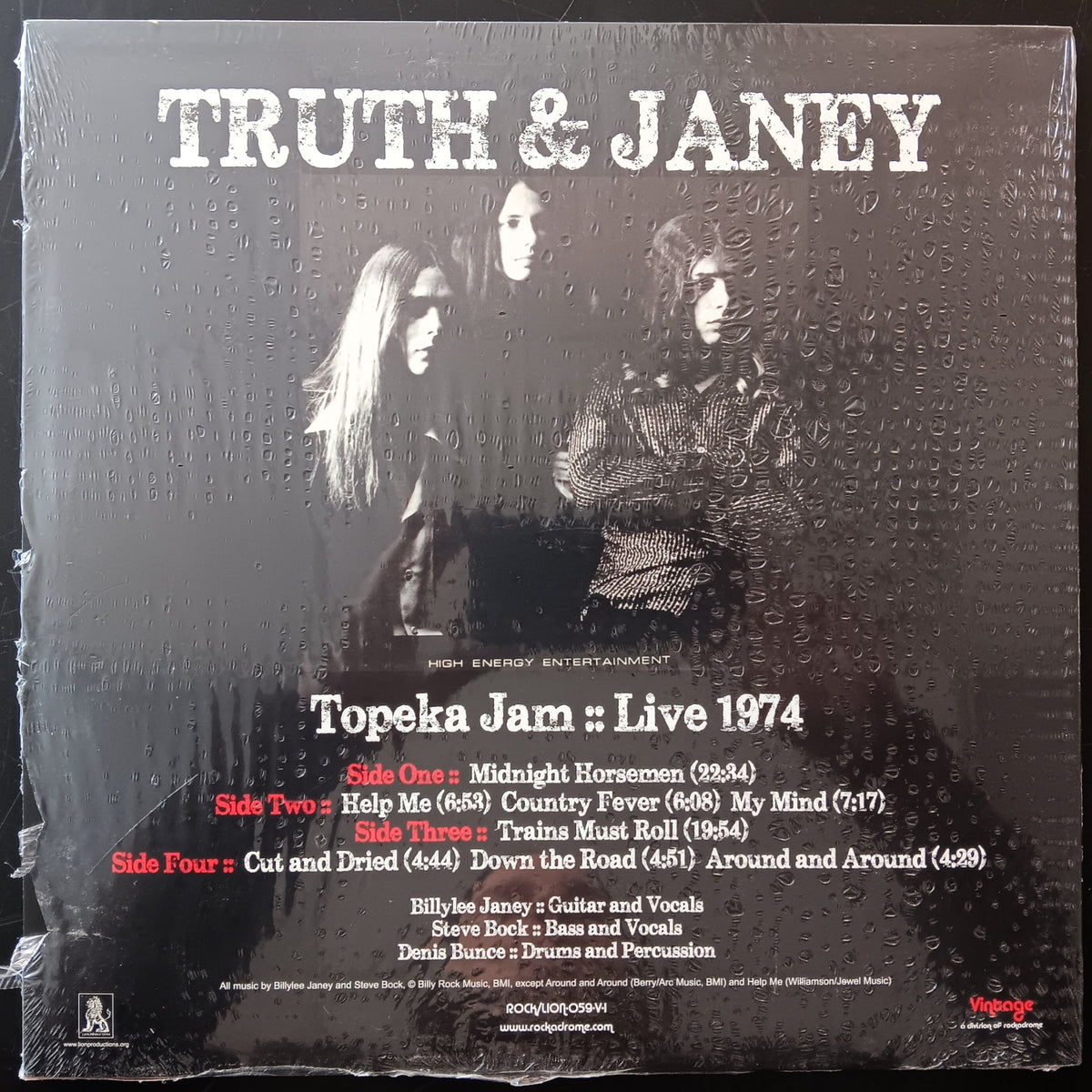 [Used LP] Truth And Janey / Topeka Jam