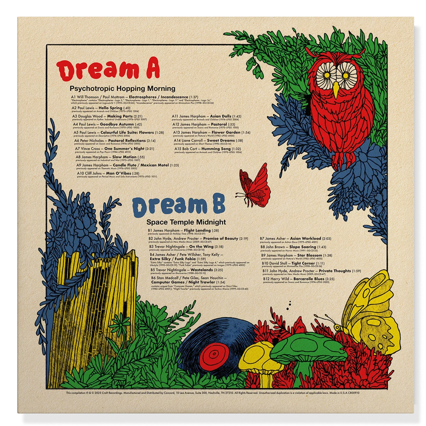 Jazz Dispensary presents Dream A Dream With Studio G: Cratedigger's Archive (1970-2009) - LP