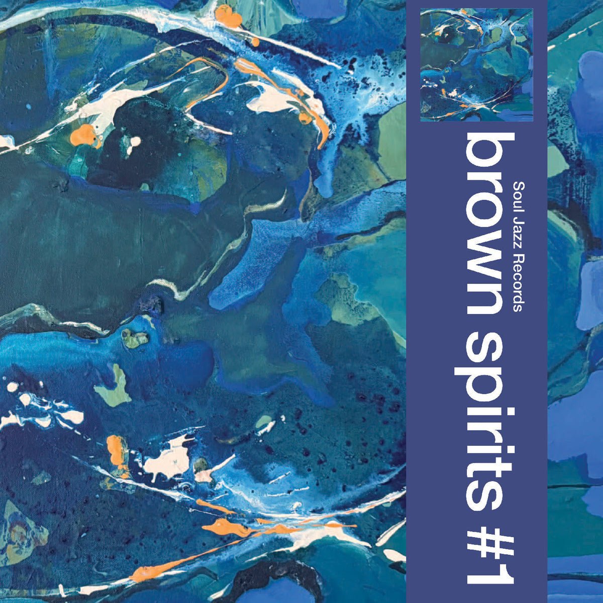 PRE-ORDER: Brown Spirits "Brown Spirits #1" LP (Indie Exclusive Transparent Blue Vinyl)